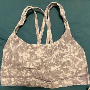 Lululemon Energy Bra Ice Grey Size 6